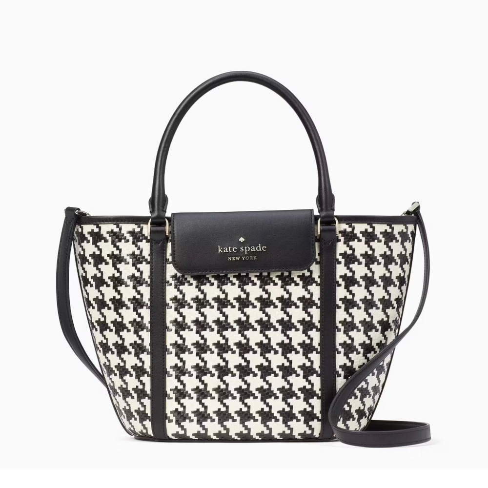 Kate Spade Cruise houndstooth medium tote